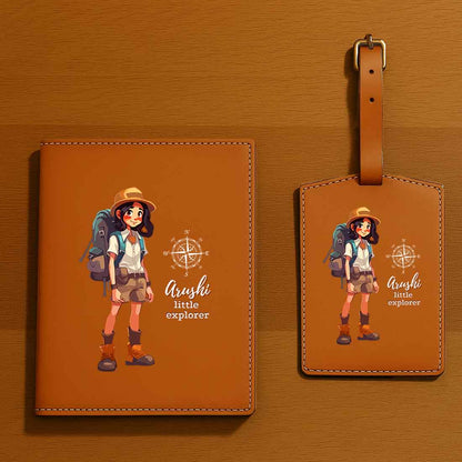 Childrens Passport Holder For Kids  - Little Explorer