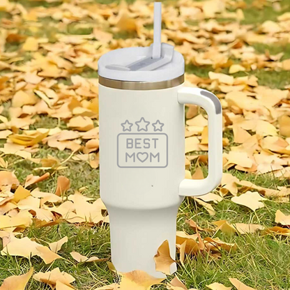 Gift for Mom – Mother’s Day Engraved Water Bottle | 1200ml Cold Tumbler Flask with Handle