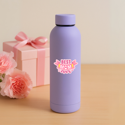 Perfect Mother’s Day Gift  500ml Stainelss Steel Water Bottle – Best Mom Ever