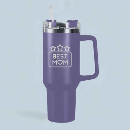 Gift for Mom – Mother’s Day Engraved Water Bottle | 1200ml Cold Tumbler Flask with Handle