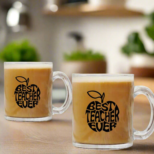 Mug for Teachers Day  325ml Glass Coffee Tea – Perfect Gift for Your Teachers