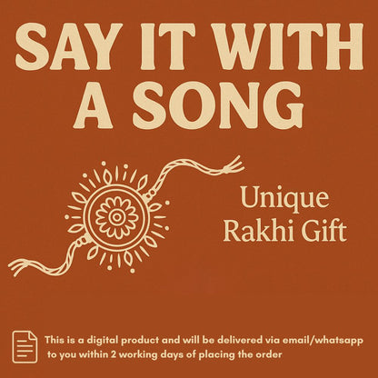 Rakshabandhan Custom Song for Brothers | Unique Rakhi gift for Bhai