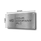 Personalized Small Metal Name Plates for Home Entrance Outdoor