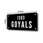 Personalized Metal Name Plate for House Outdoor Name Board