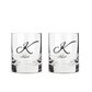 Stylish Customized Whiskey Glass - Gift For Him Husband Boyfriend - Initials Design