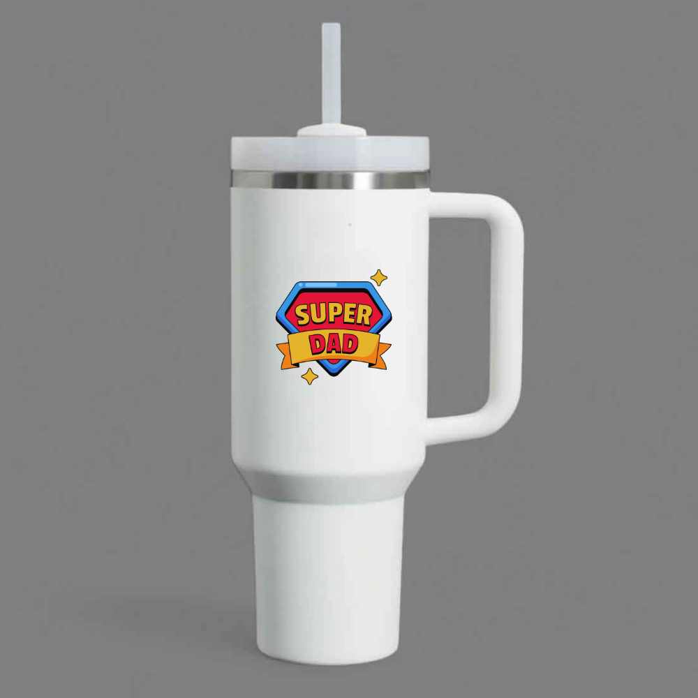 Premium Insulated Travel Coffee Mug for Dad, Perfect Father’s Day Gift - Super Dad