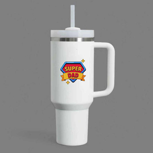 Premium Insulated Travel Coffee Mug for Dad, Perfect Father’s Day Gift - Super Dad
