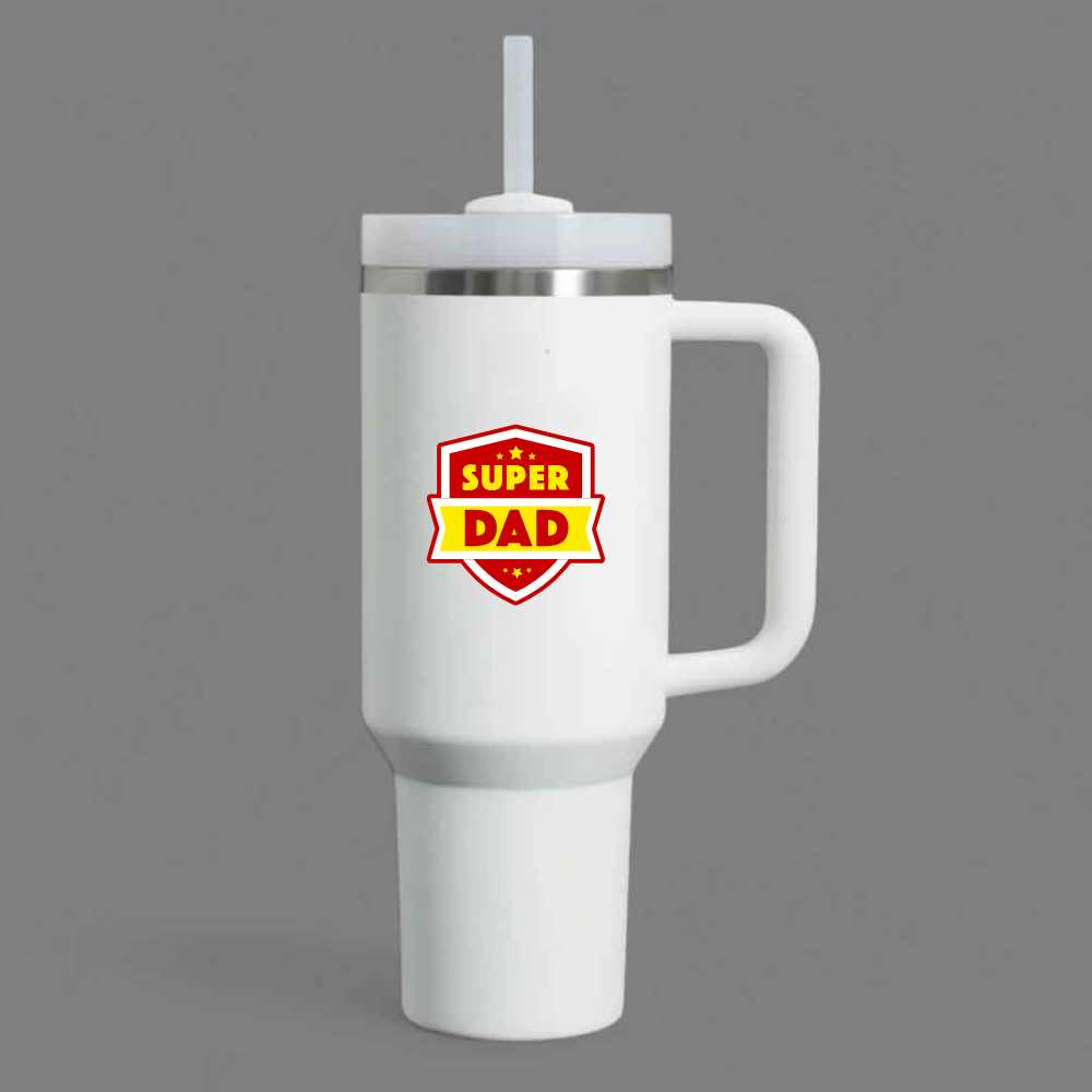 Premium Insulated Travel Coffee Mug for Dad, Perfect Father’s Day Gift - Super Dad