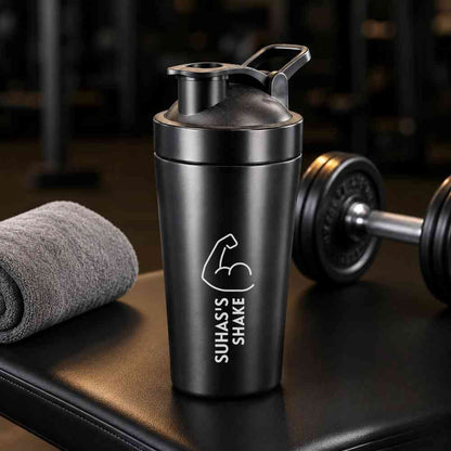 Custom Shaker Bottle for Protein Mixer Sippers Gym Workouts with Whisk Ball