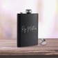 Personalized  Engraved Stainless Steel Hip Flask for Gift Ideas  - Add Name