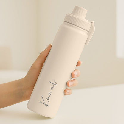 Nutcase Custom Water Bottles with Name 800ml Double Insulated  Bottles - Keeps Water Hot/Cold for Hours