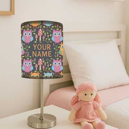 Small Table Lamp for bedroom | Mini Stainless Steel Lamp for Kids with 3w LED Bulb
