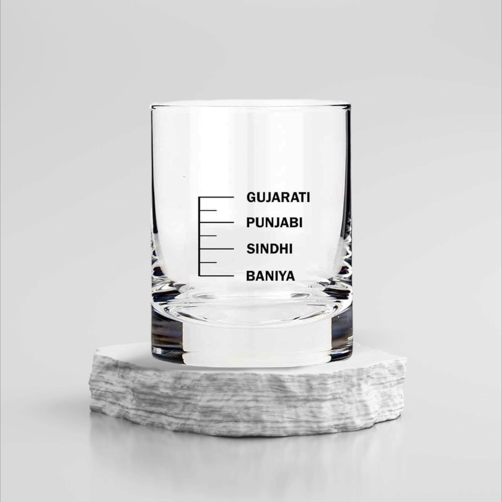 Whiskey glass with peg measurement funny gifts for him
