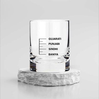 Whiskey glass with peg measurement funny gifts for him