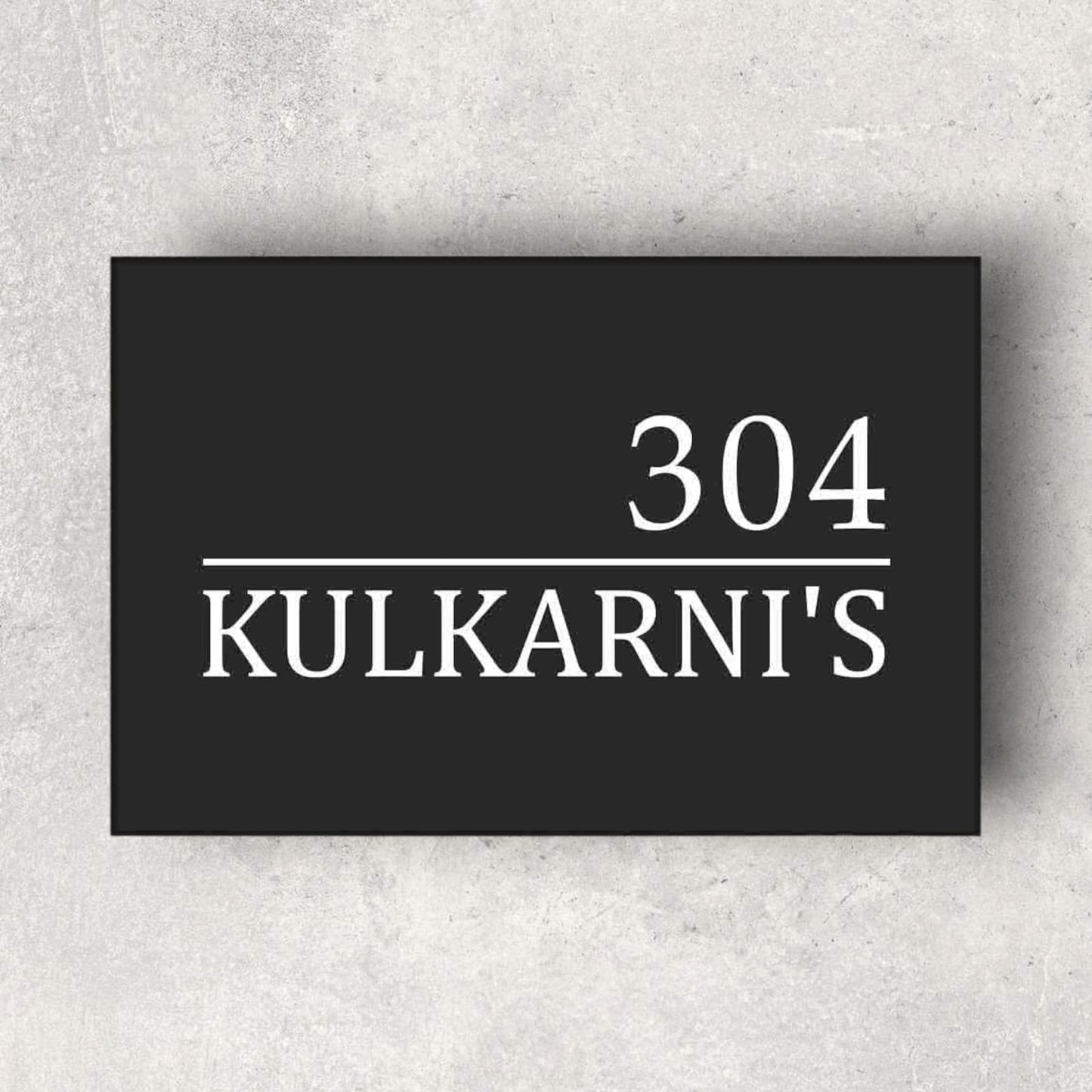 Minimal  Name Plate Designs for Flats Homes