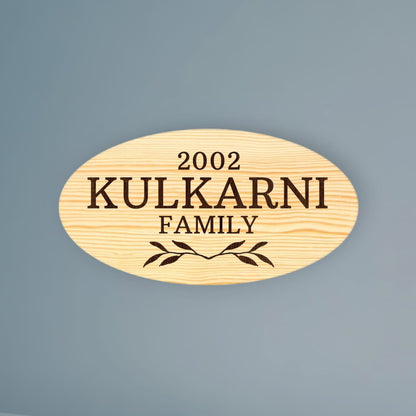 Customized Wooden Name Plates for Home Bungalows