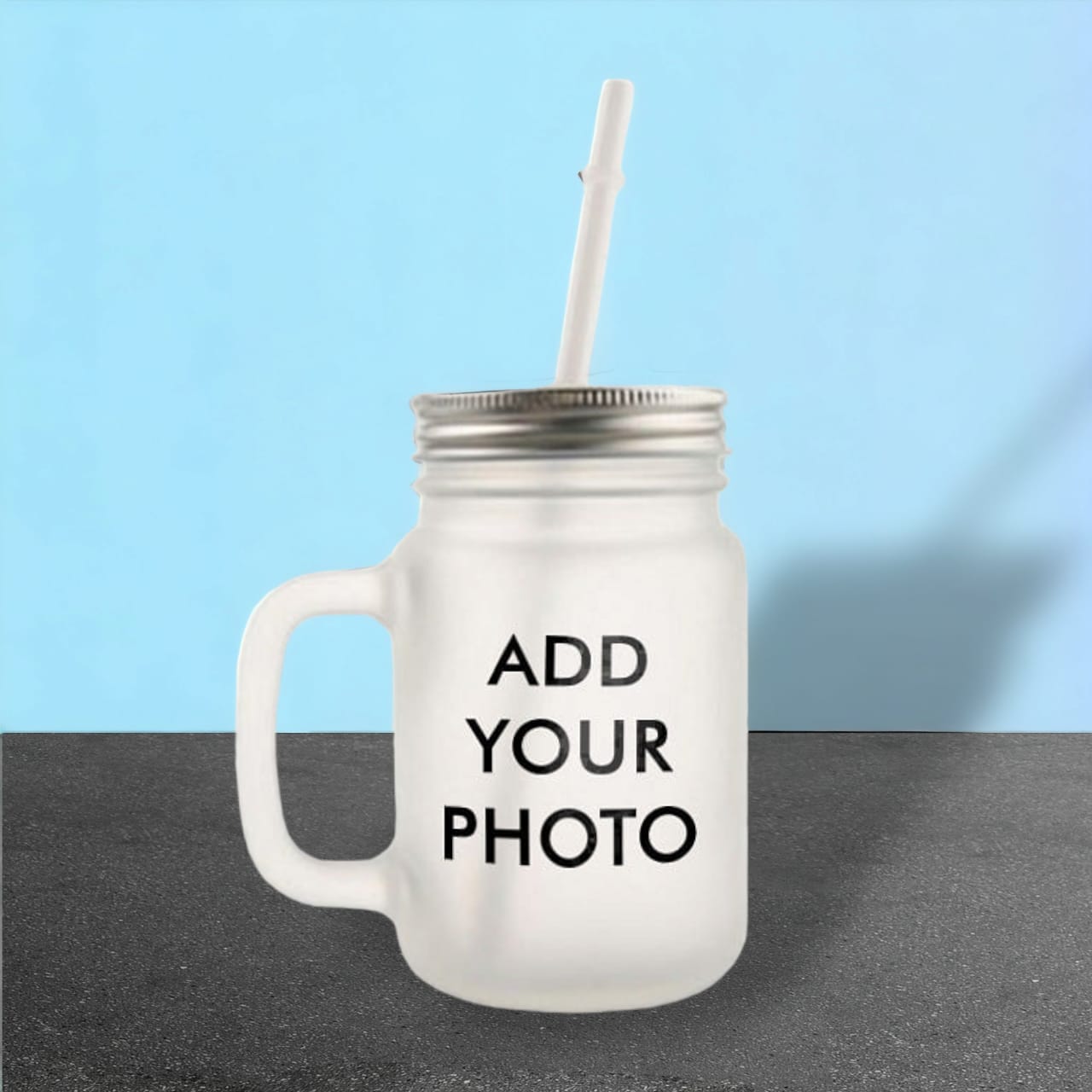 Personalized Mason Jar With Photo Text Customized Cocktail Glass India ...