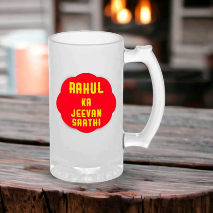 Personalized Custom Beer Mug - Add Your Name - Jeevansathi