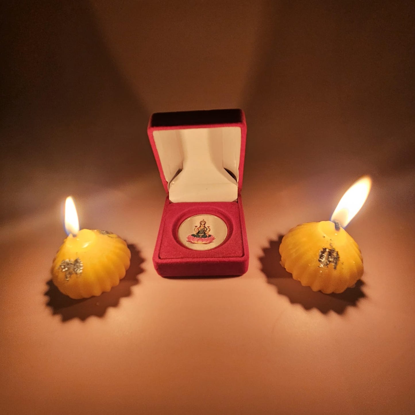 Goddess Laxmi  LED God Lamp With Modak Candles - Diwali Gifts For Employees