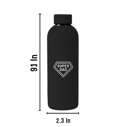 Insutlated Bottle for Dad - Father's Day Gift 500ml Bottles for Office Home Travel- BPA Free, Leakproof