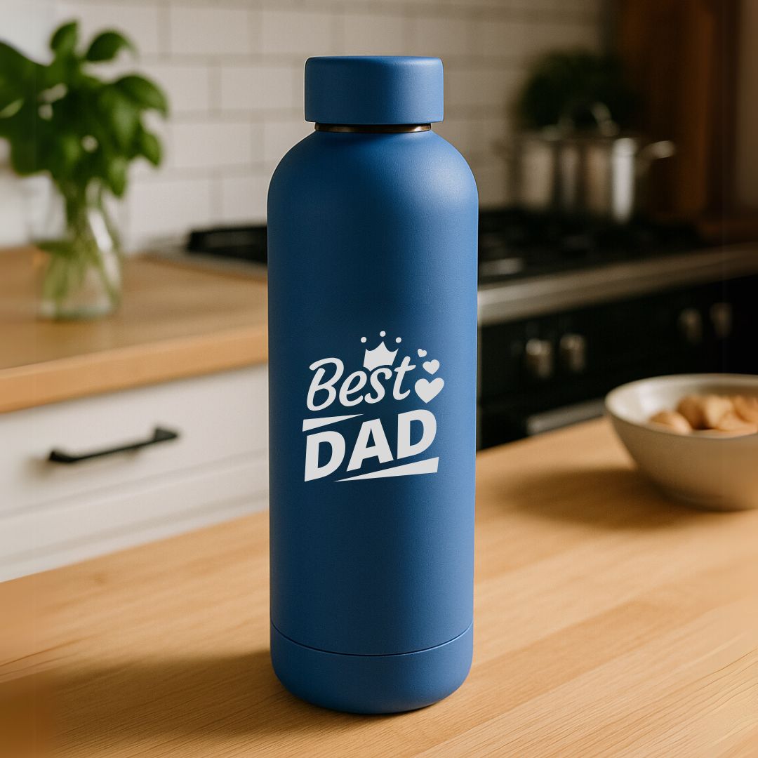 Father's Day Gift Double Insulated Water Bottles for Travel Office Gym Home BPA Free, Leakproof
