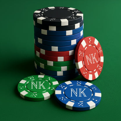 Professional Ceramic Poker - Custom Clay Poker Coin with Playing Cards Non-Tearable & Waterproof (100/200/300 in 5 Colors) - CHIPS COLORS MAY VARY