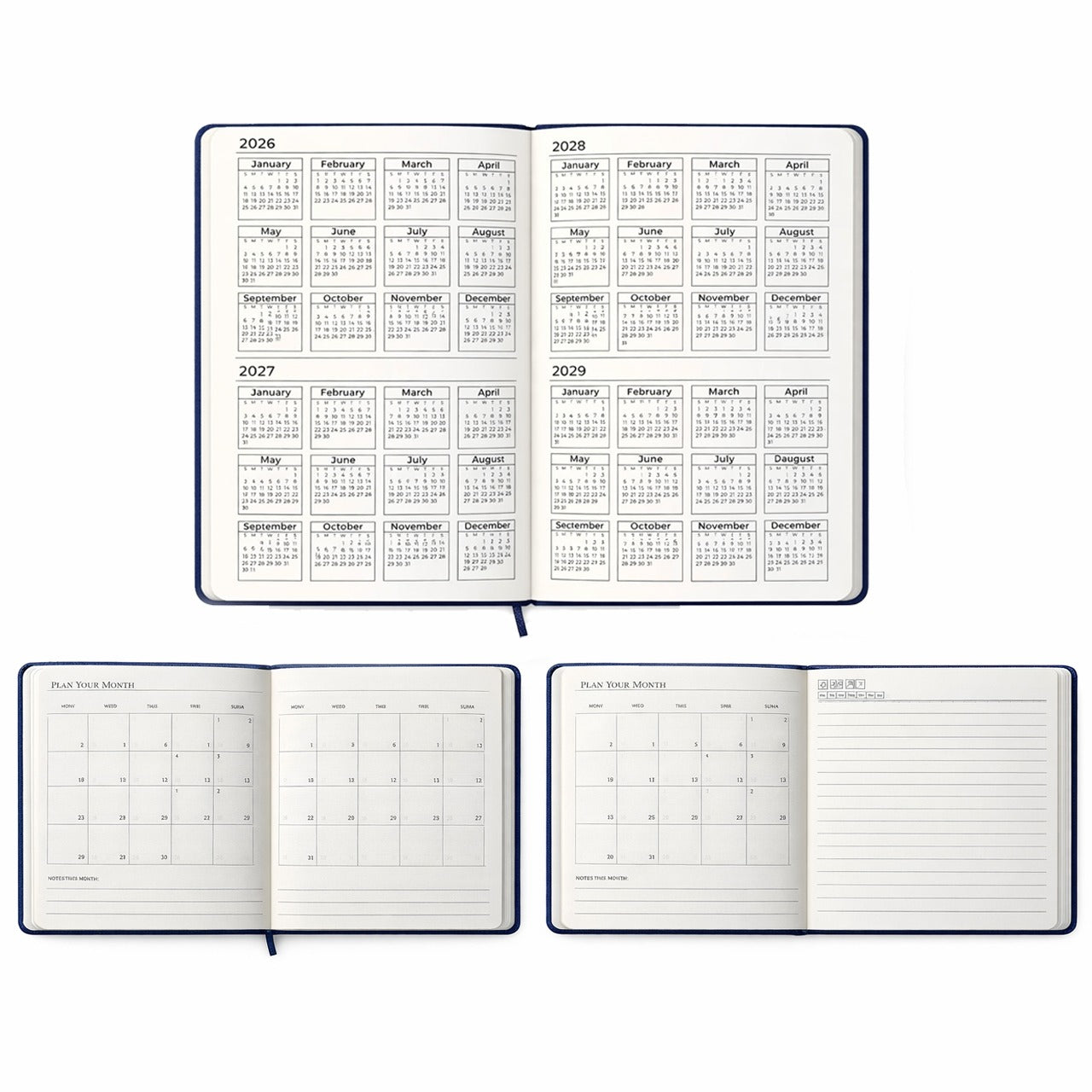 Personalized Diary with Matching Engraved Pen | Customized Leatherette Diary Pen with Name and Premium Black Gift Box