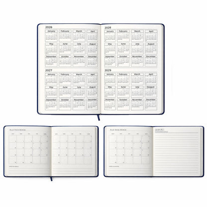 Customized Diary with Name Matching Engraved Pen | Premium Leatherette Diary with Name Black Gift Box