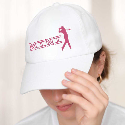 Nutcase White Color Cap - Personalized with Name White Caps - Golf