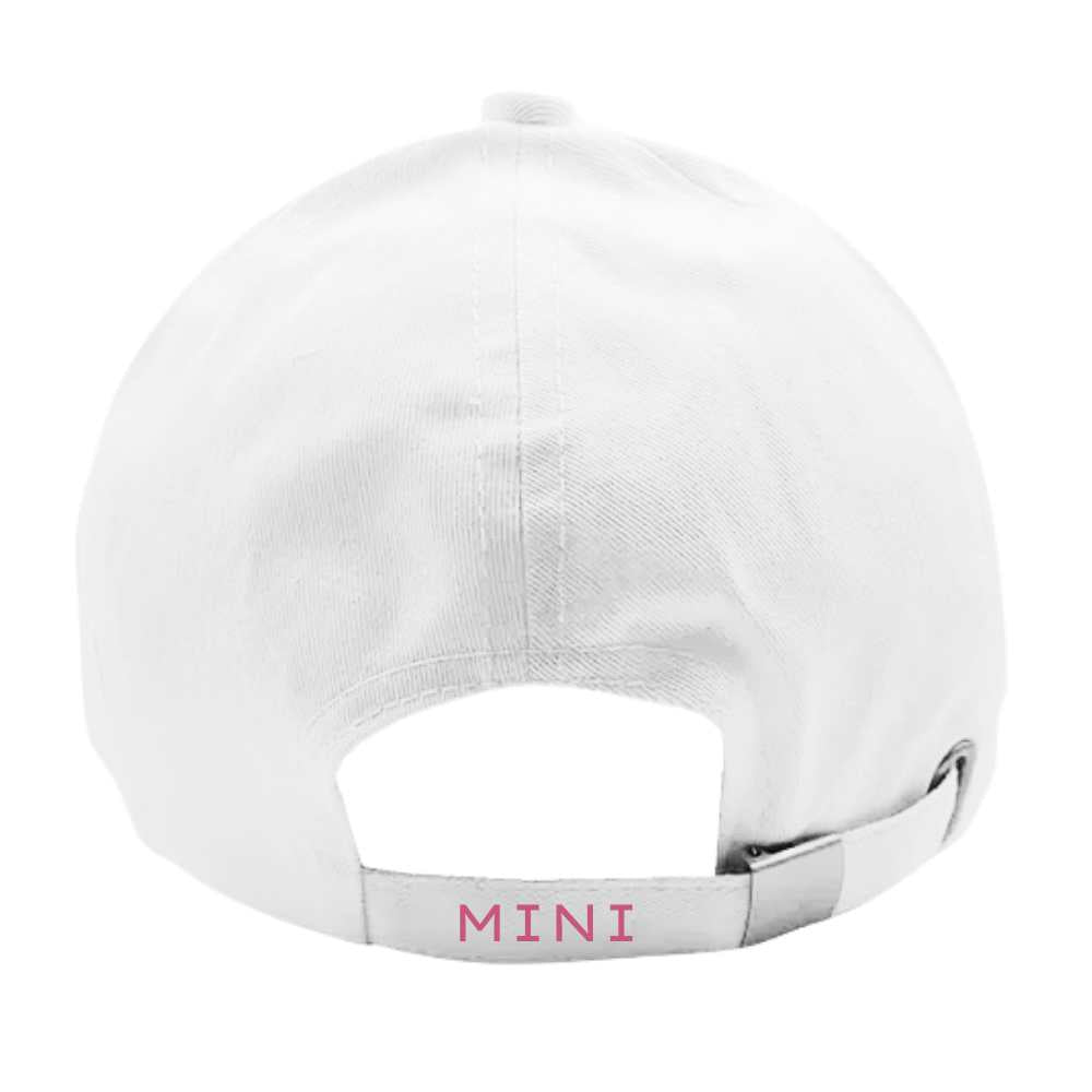 Nutcase White Color Cap - Personalized with Name White Caps - Golf