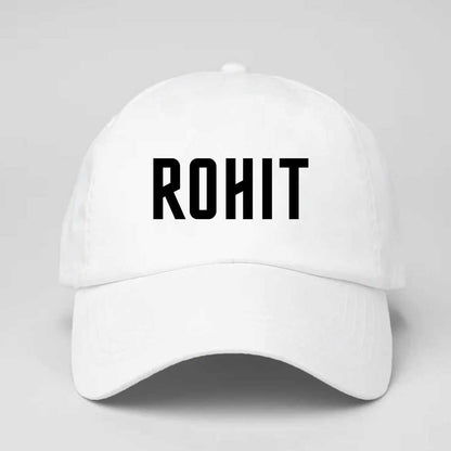 Nutcase Name on Cap - Customized White Cap