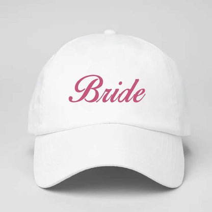 Custom Cap Bride Party White Caps
