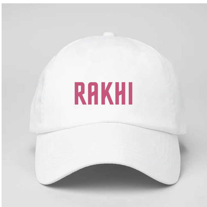 Nutcase Name on Cap - Customized White Cap