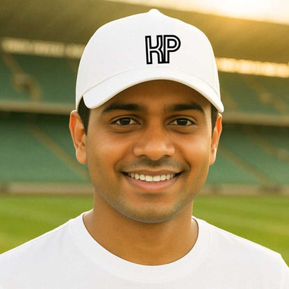 Nutcase Custom Cap with Initial - White Cap