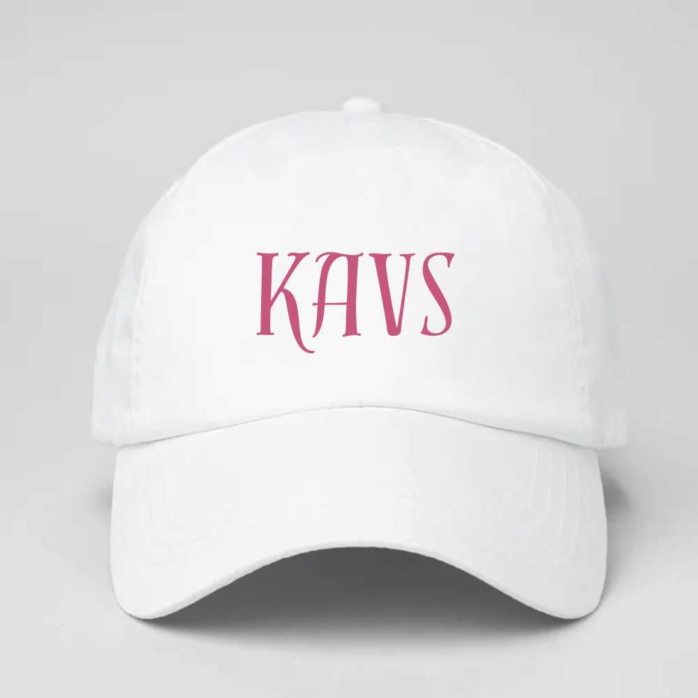 Customized Cap for Women White Caps with Name