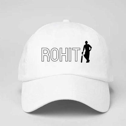 Nutcase Mens White Cap - Personalized Name on White Caps - Cricket