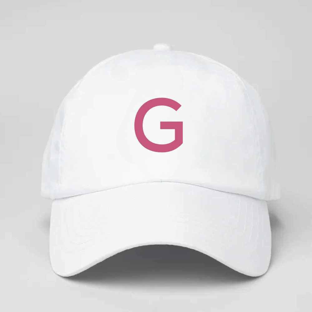 Nutcase White Cap - Custom Cap with Initials