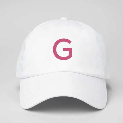 Nutcase White Cap - Custom Cap with Initials