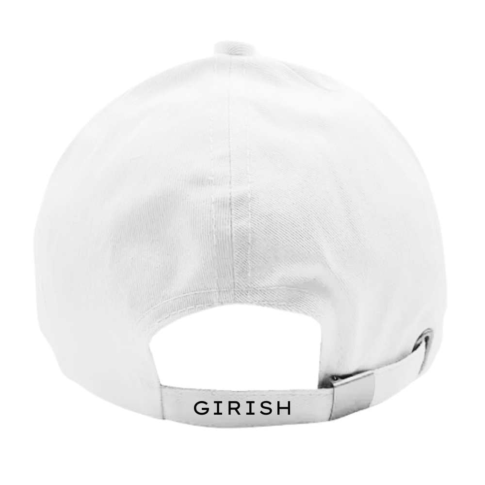 Nutcase White Cap - Custom Cap with Initials