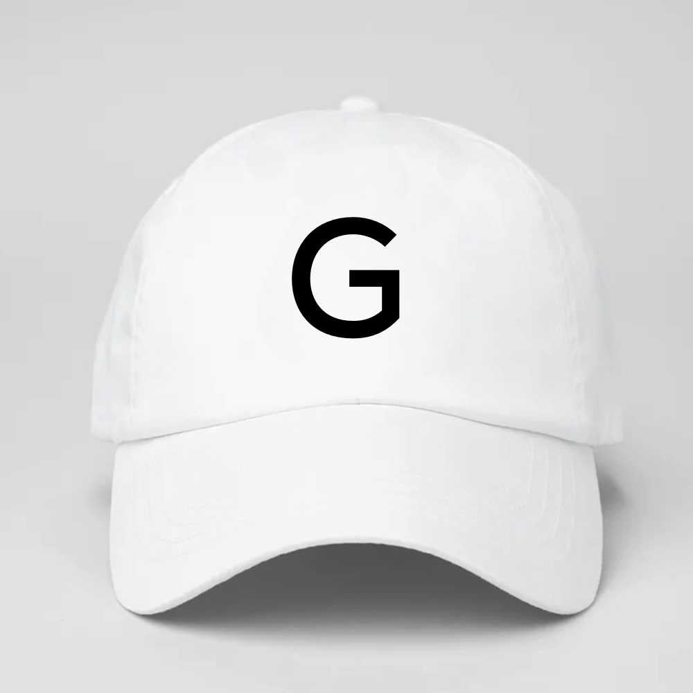 Nutcase White Cap - Custom Cap with Initials