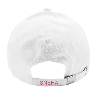 White Cap For Women with Name