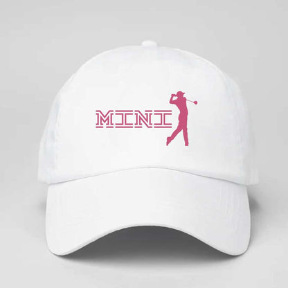 Nutcase White Color Cap - Personalized with Name White Caps - Golf