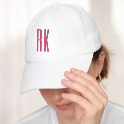 Nutcase Personalized Cap with Name - White Cap