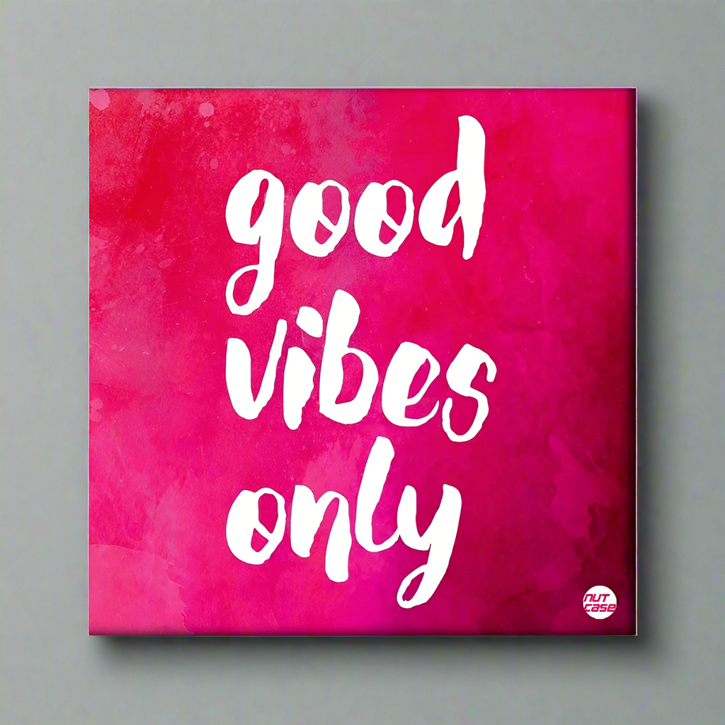 Motivational Quotes Bedroom Wall Decor for Home Office - Good Vibes Only