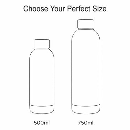 Double Insulated Bottle 500ml Gift for Brother  -  Raksha Bandhan Gift Stainless Steel Water Bottle Leakproof, BPA-Free | #1 Bro