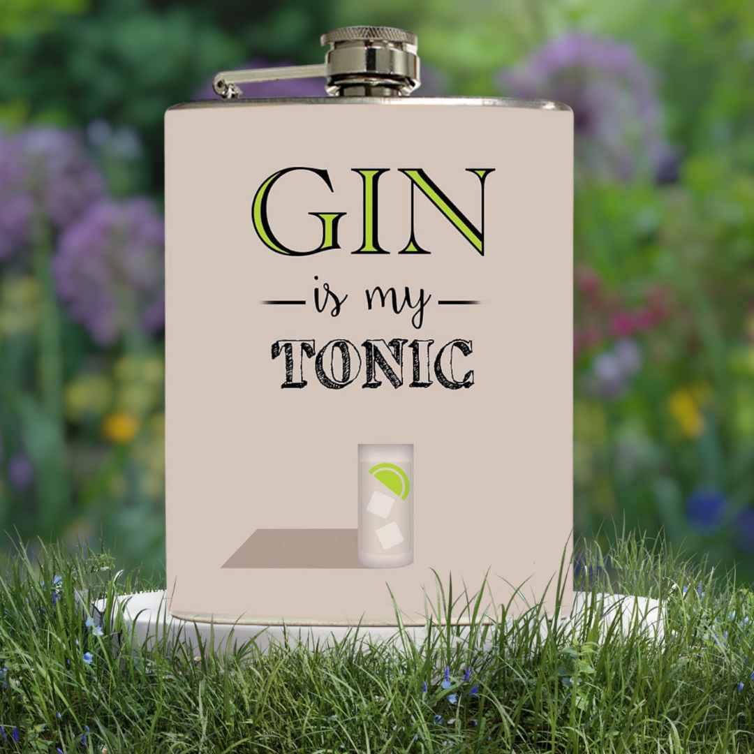 Hip Flask  -  GIN Is My Tonic