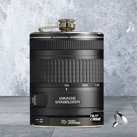 Hip Flask - Stainless Steel Flask -  Camera