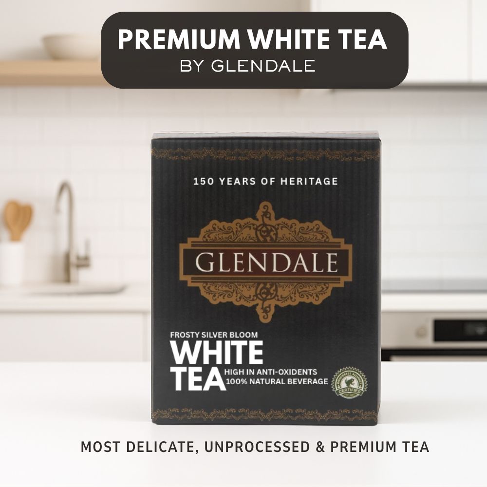 Premium Tea Gift Set for Mom-Mother's Day White Tea Gift Set with Silver Tips Tea (50g), Infusing Flask & Cup