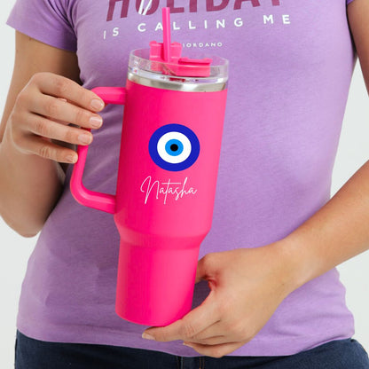 Nutcase Thermal Insulated Travel Mug with Name-1200ml Coffee Tumbler