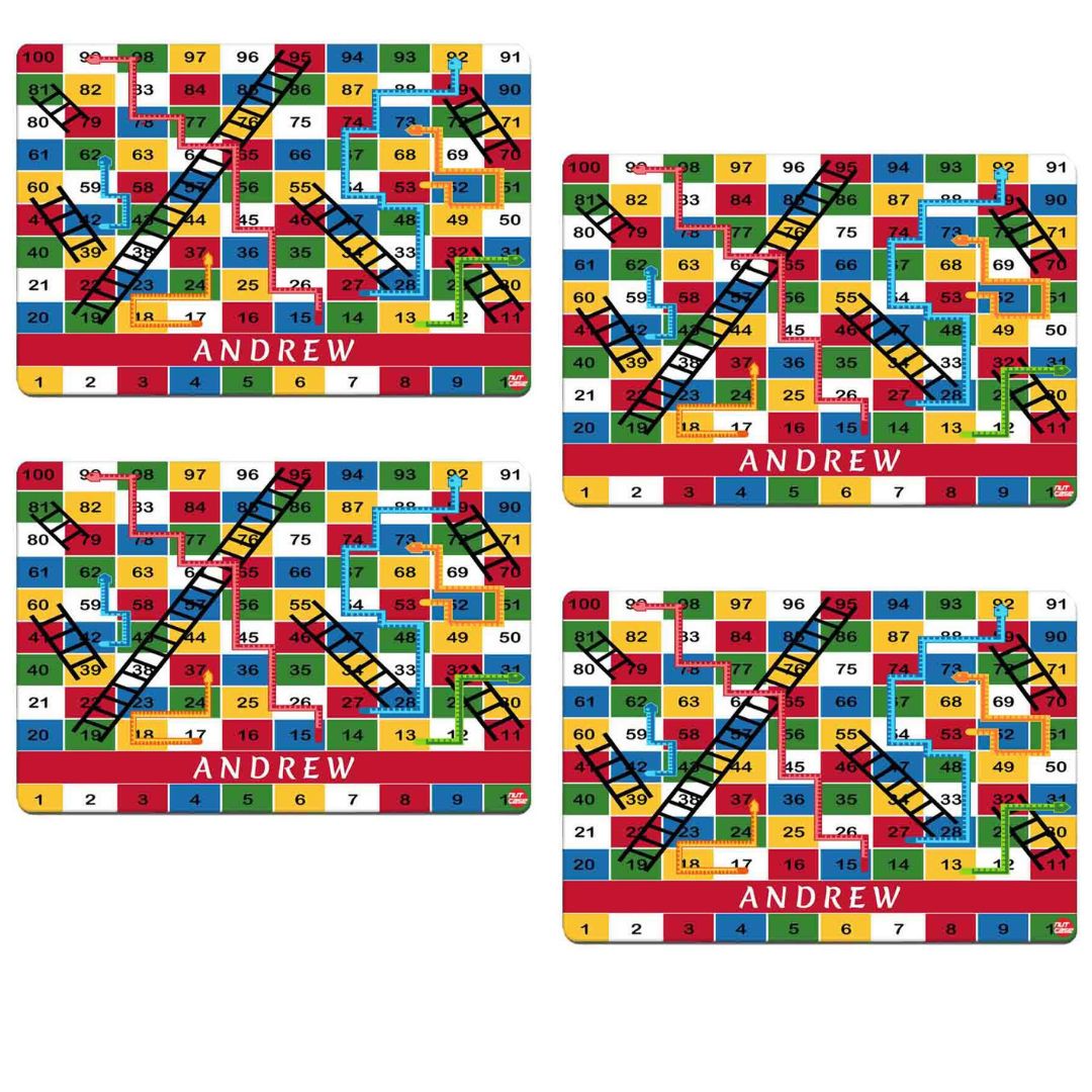 Personalized Tablemat Return Gifts for Birthday Kids - Snake and Ladder